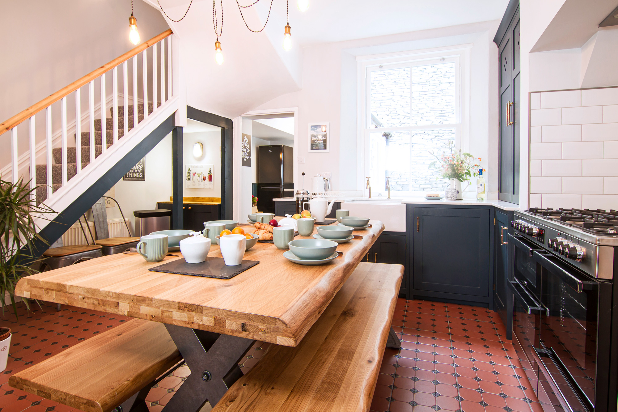 Kitchen at Little Slate House fully equipped for self-catering